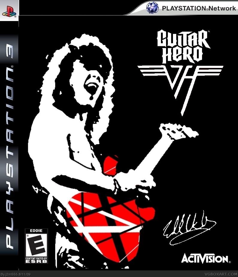 Guitar Hero Van Halen box cover