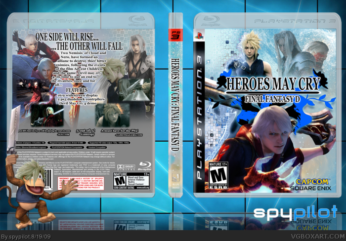 Heroes May Cry: Final Fantasy D box art cover