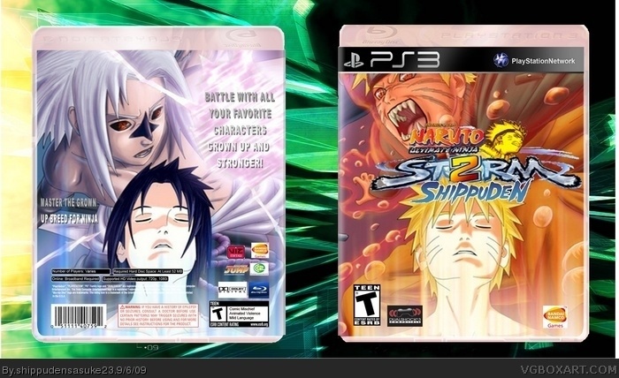 Naruto Shipuden: Ultimate Ninja Storm 2 box art cover