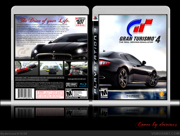 Gran Turismo 4 box art cover