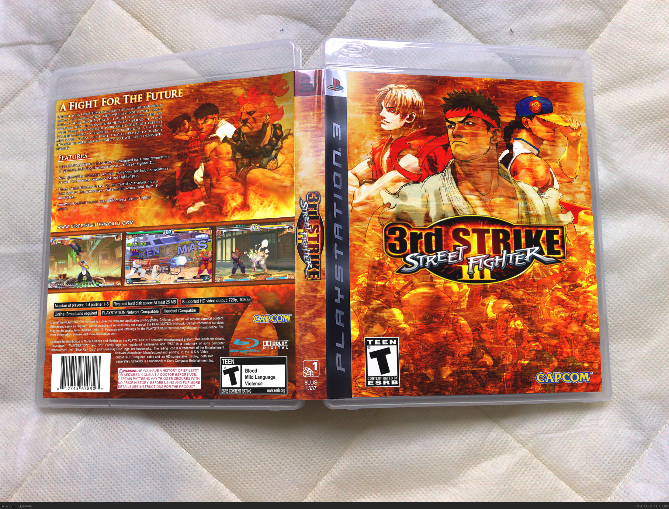 Street Fighter Third Strike box cover