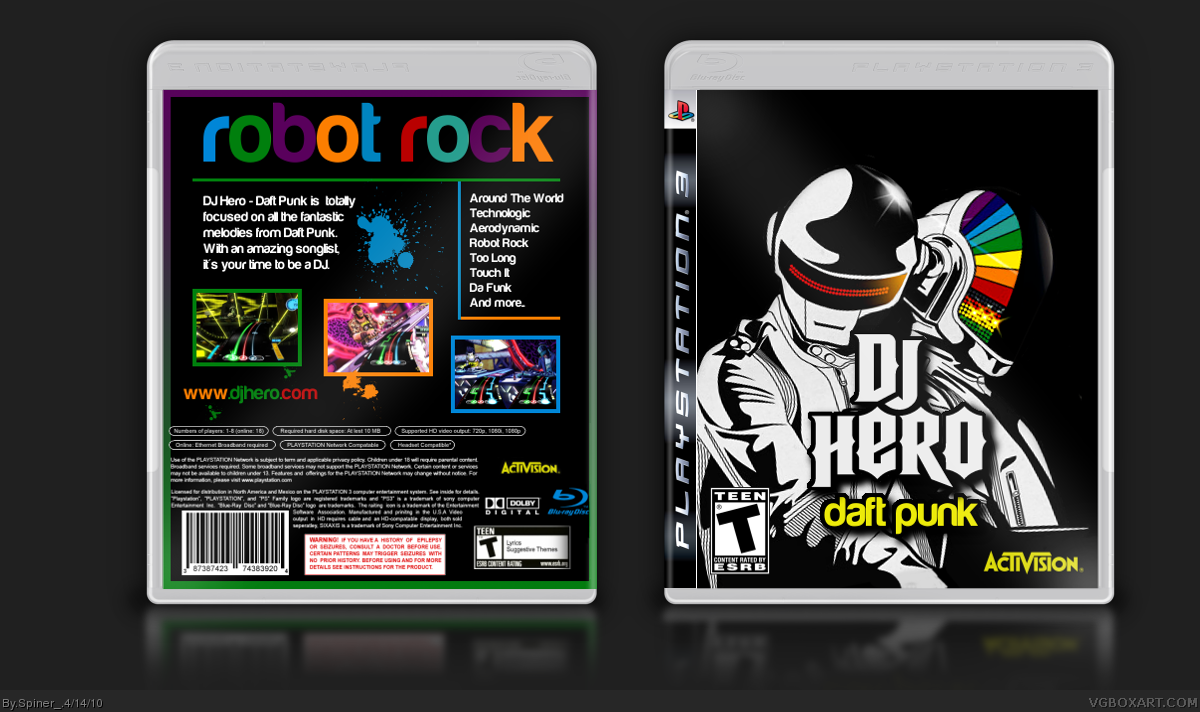 DJ Hero - Daft Punk box cover