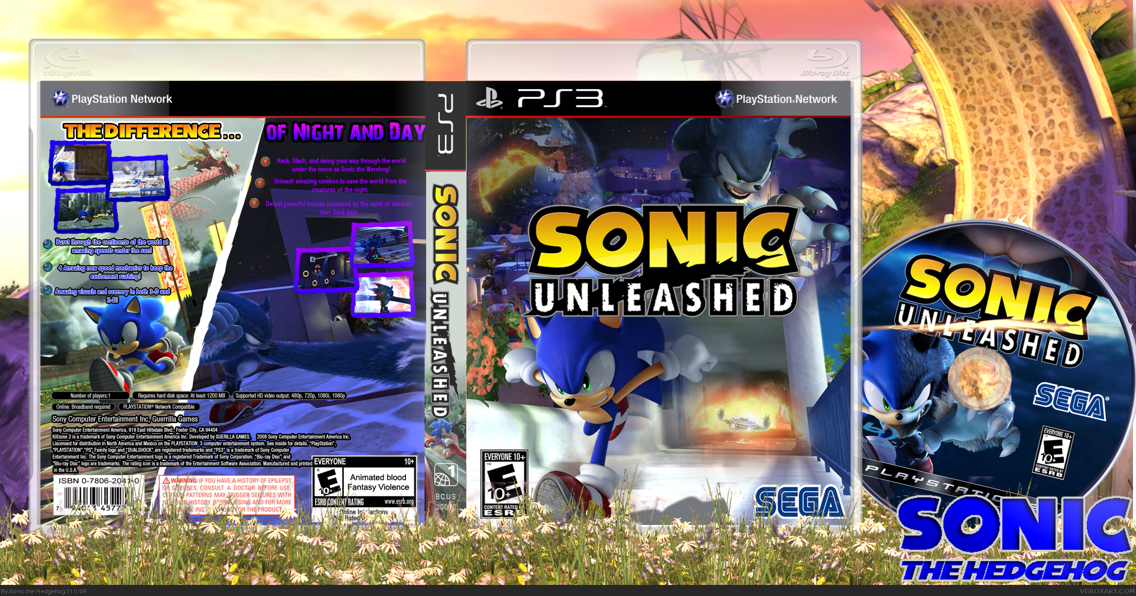 Sonic Unleashed box cover