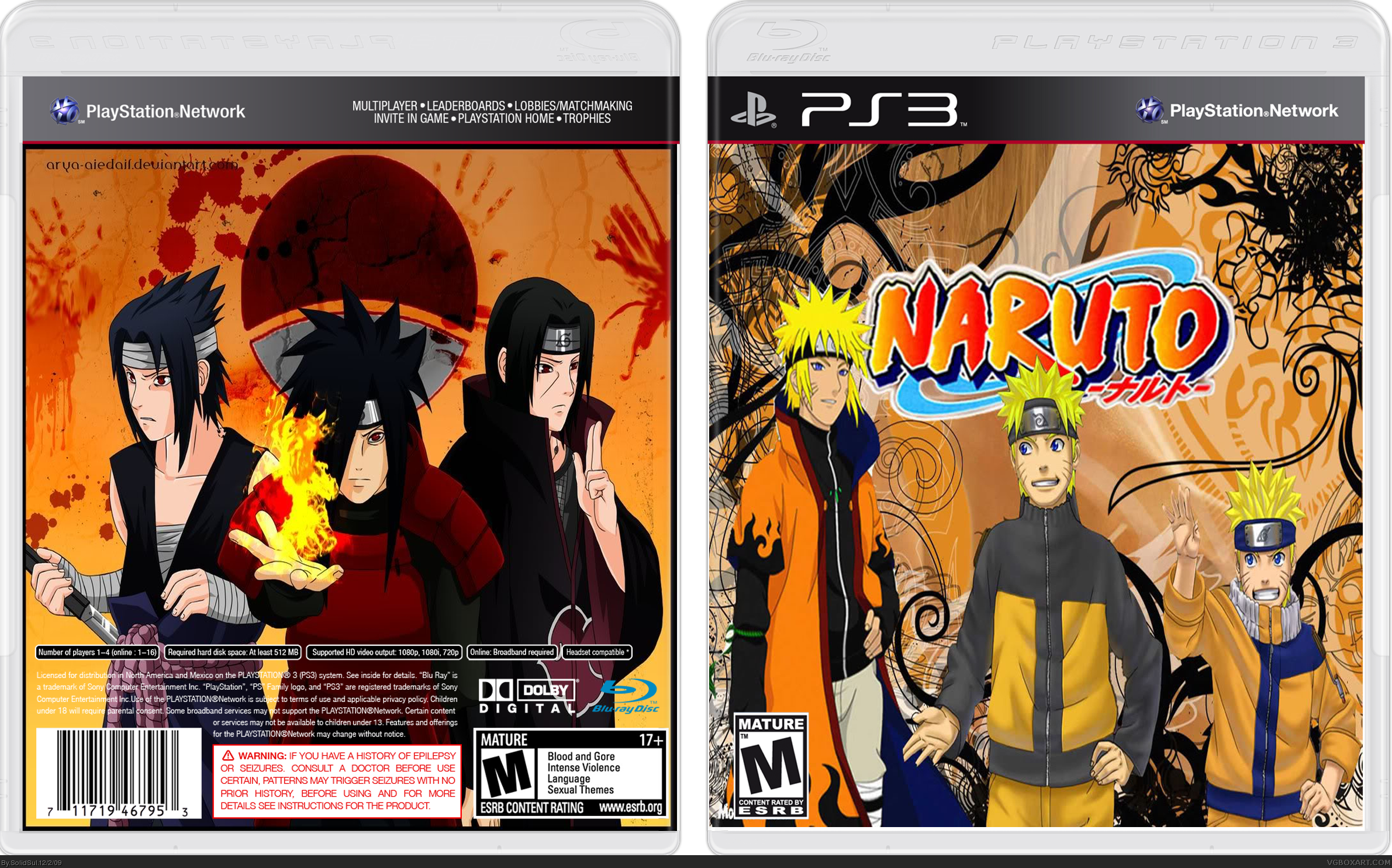 Naruto:UzamakiVsUchiha box cover