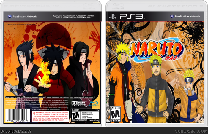 Naruto:UzamakiVsUchiha box art cover