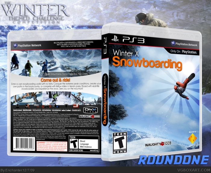 Winter X Snowboarding box art cover