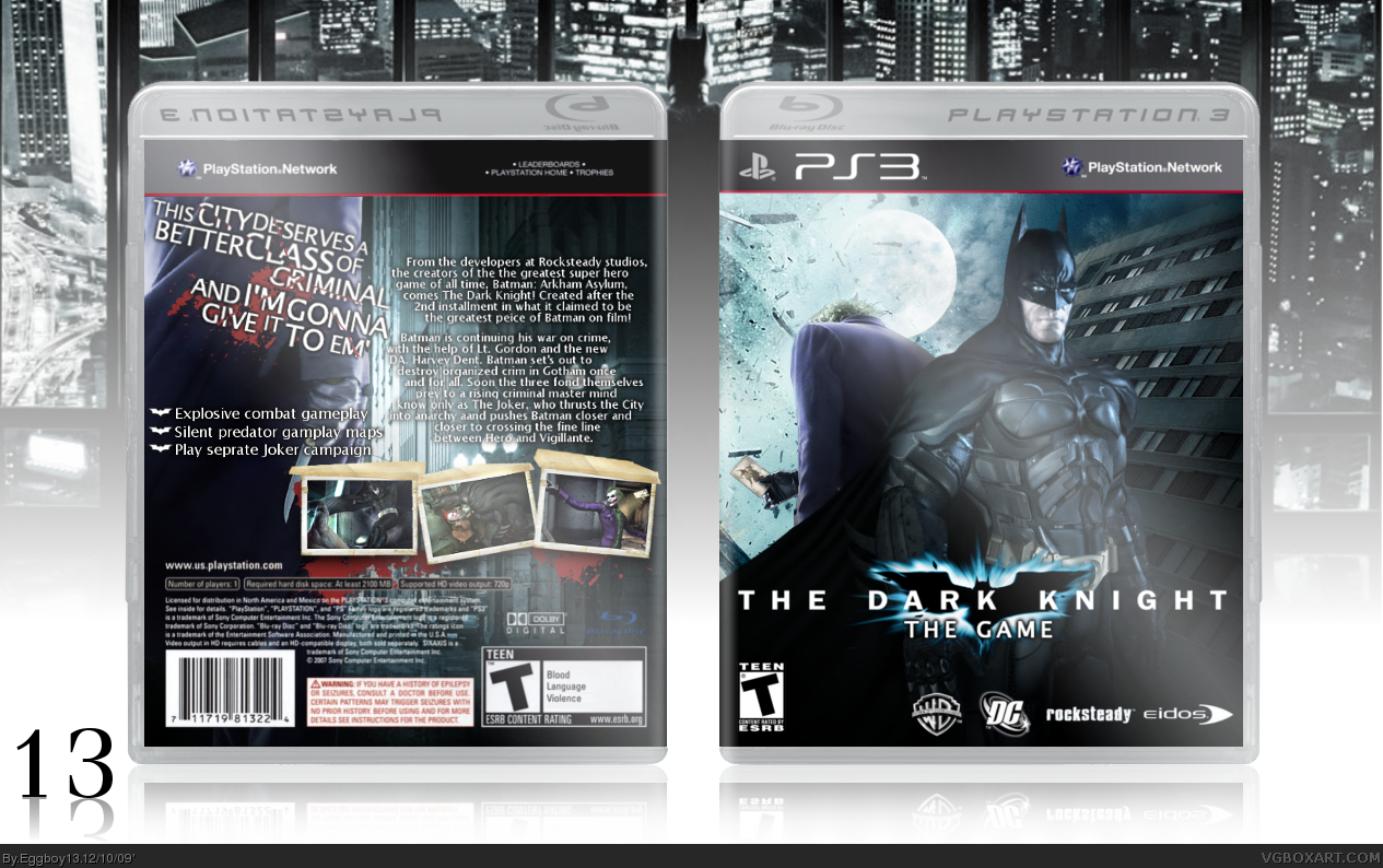 The Dark Knight: The Game box cover