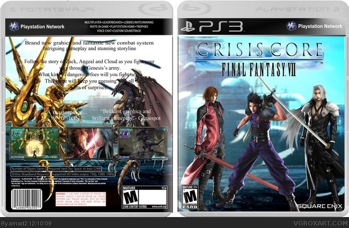 Final Fantasy: Crisis Core box art cover