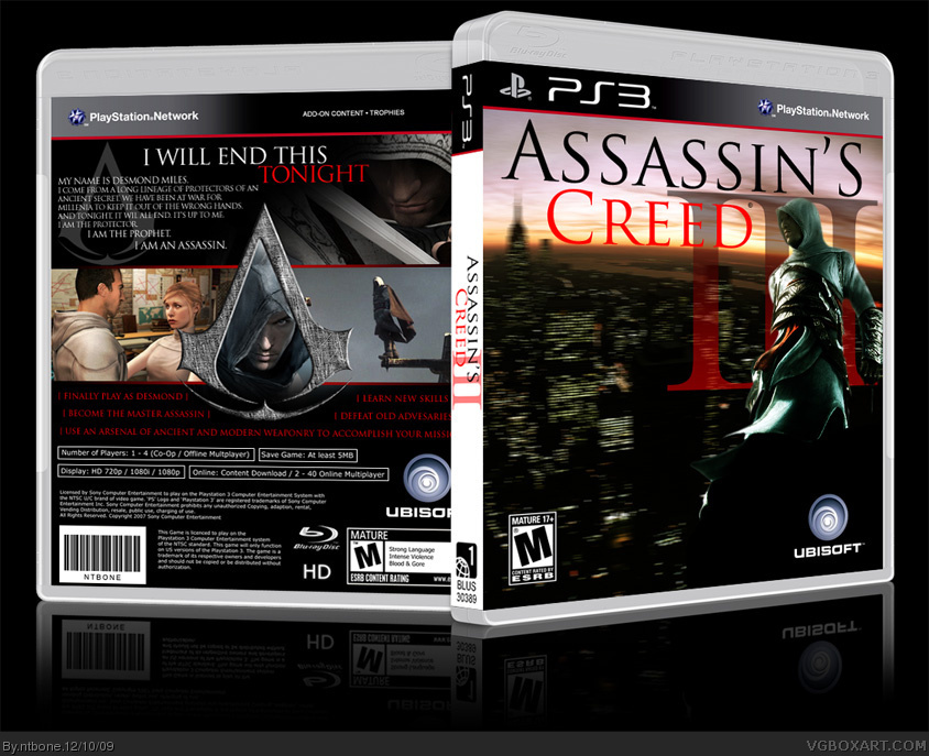 Assassins's creed III box cover