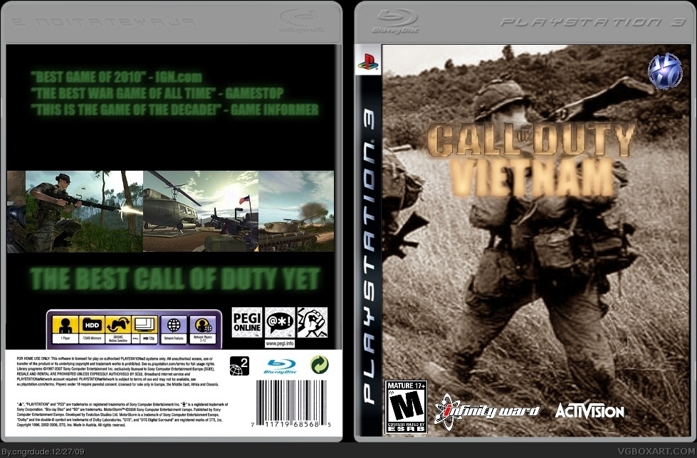 Call Of Duty: Vietnam box cover