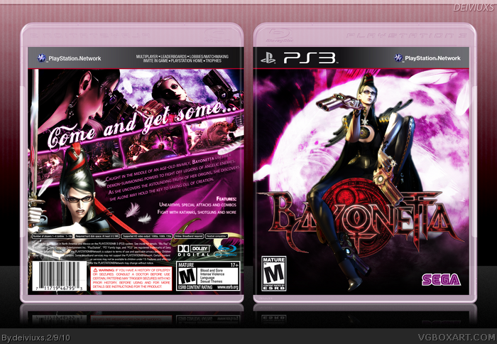 Bayonetta PlayStation 3 Box Art Cover By Deiviuxs