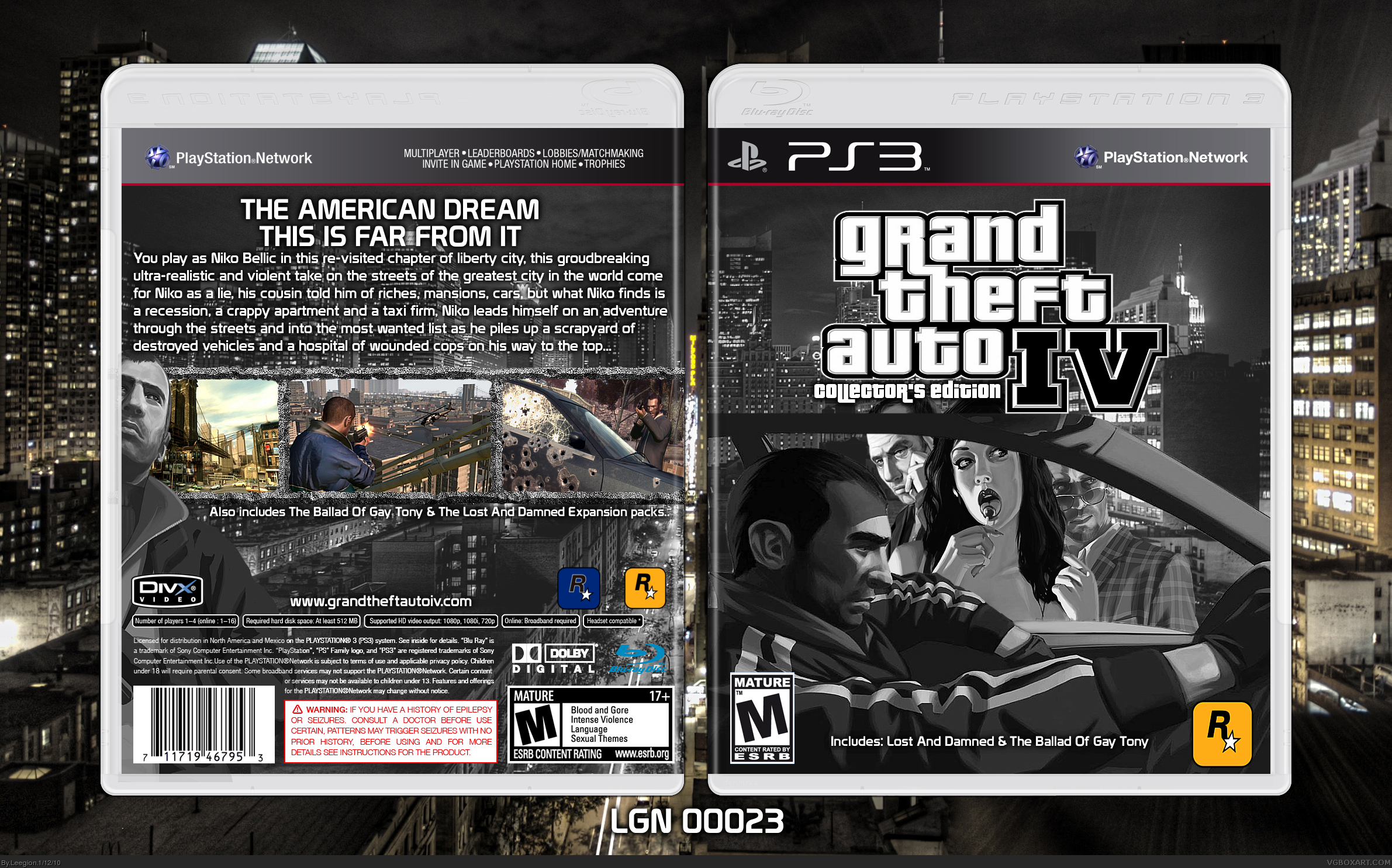 Grand Theft Auto IV: Collector's Edition box cover