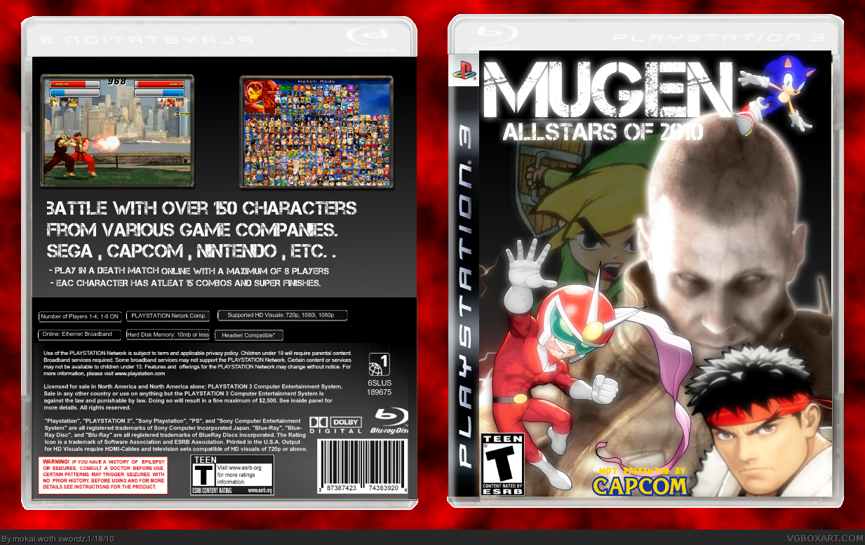 Mugen : Allstars of 2010 box cover