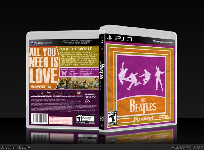 The Beatles: Rock Band box art cover