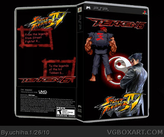 Tekken 6 vs Street Fighter 4 box art cover