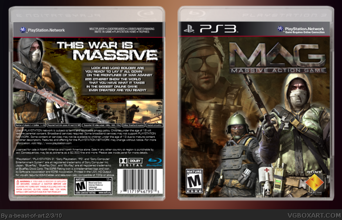 M.A.G. Massive Action Game box art cover
