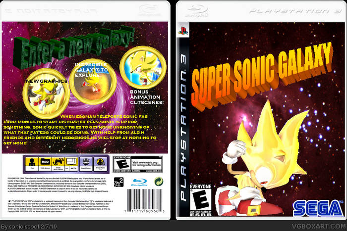 Super Sonic Galaxy box art cover