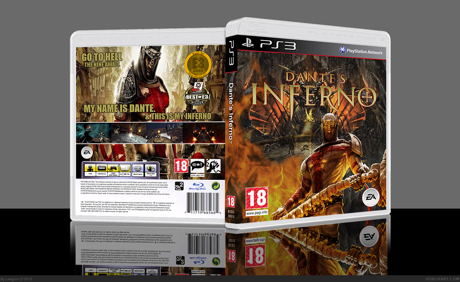 Dante's Inferno box cover