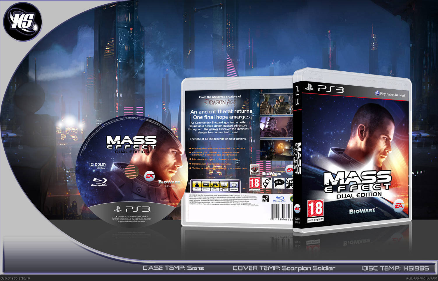 Mass Effect: Dual Edition box cover