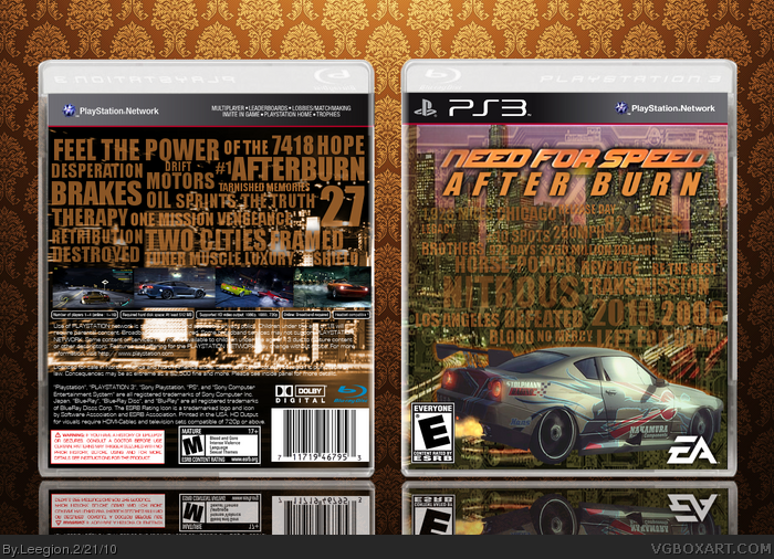 Need For Speed: After Burn box art cover