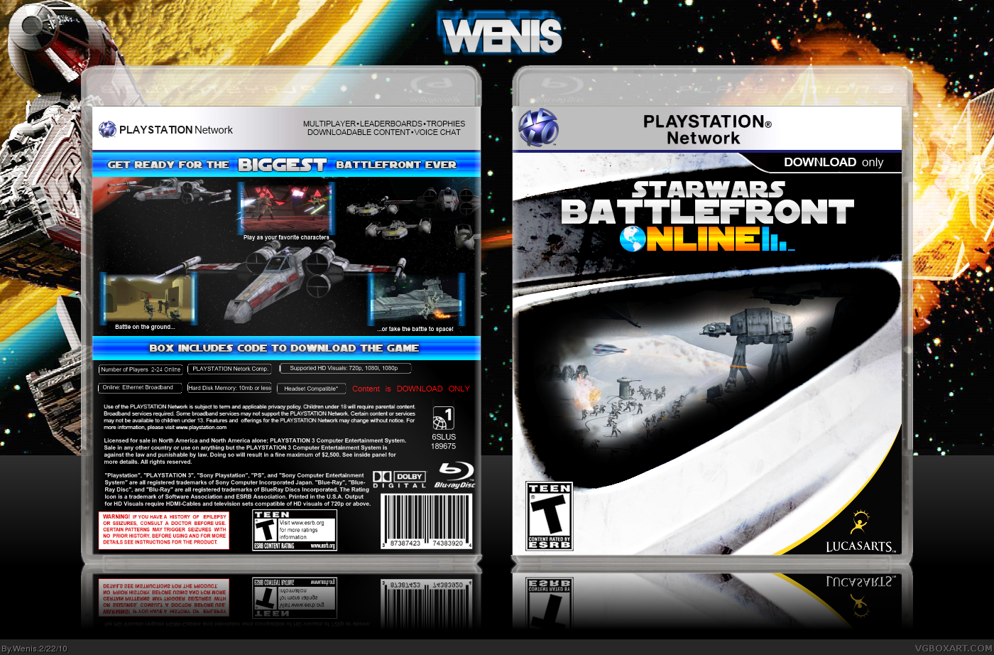 Star Wars Battlefront: Online box cover