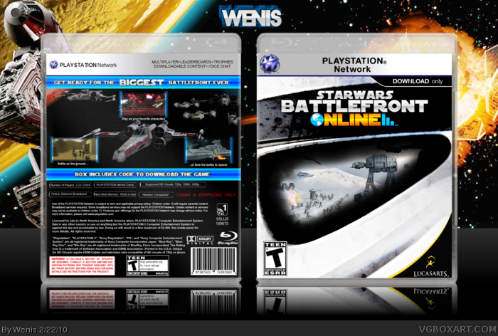Star Wars Battlefront: Online box art cover