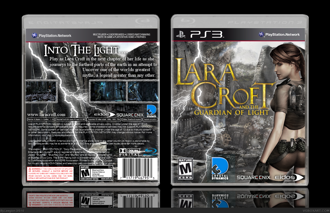 Lara Croft & The Guardian Of Light box cover