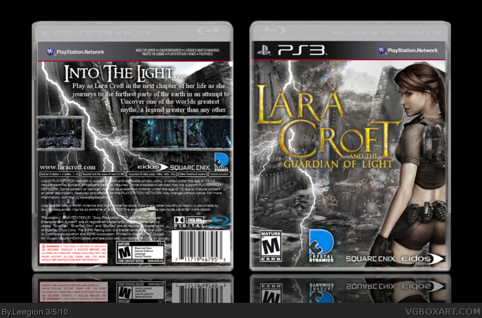 Lara Croft & The Guardian Of Light box art cover
