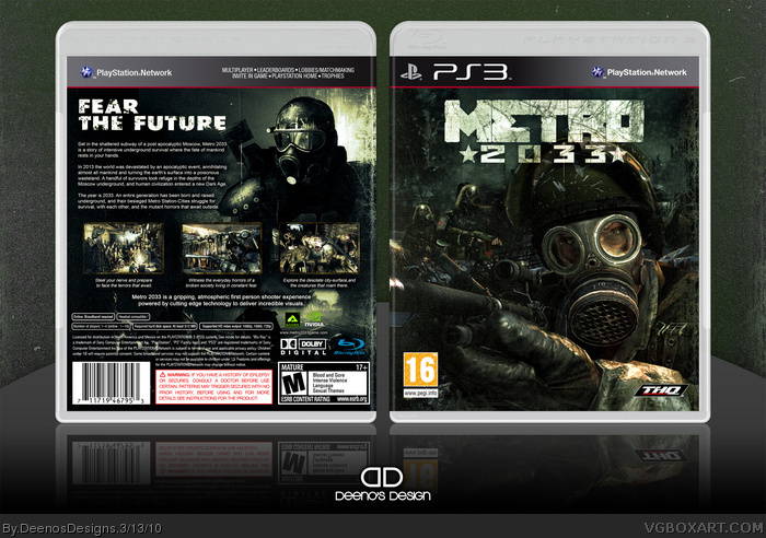 Metro 2033 box art cover