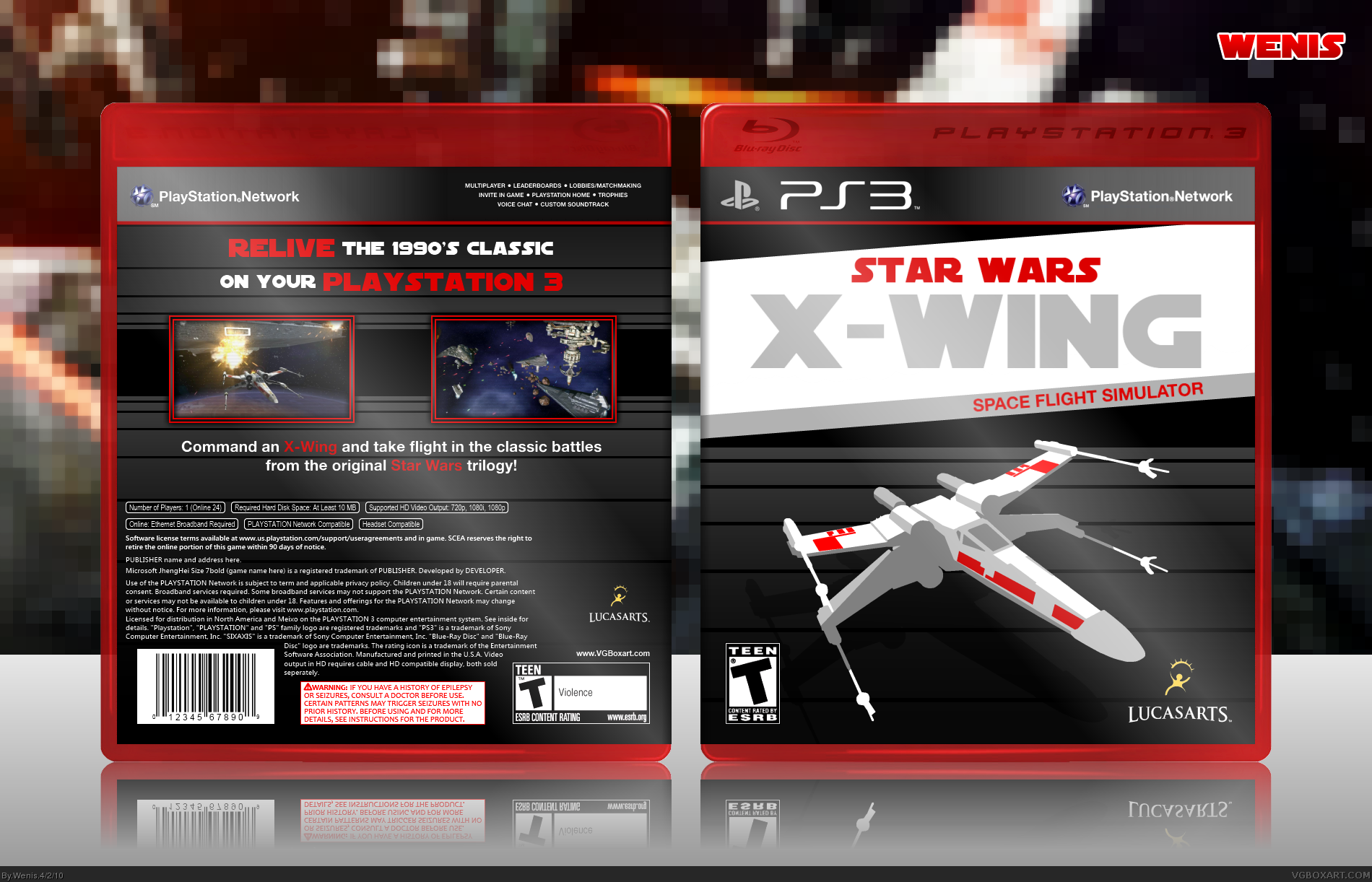 Star Wars X-Wing box cover