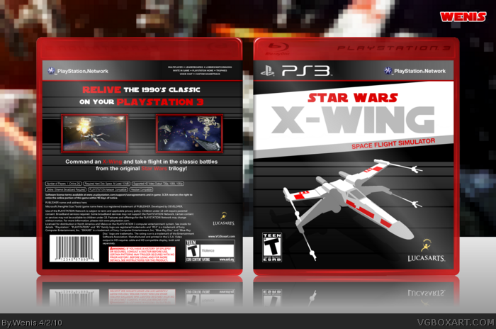 Star Wars X-Wing box art cover