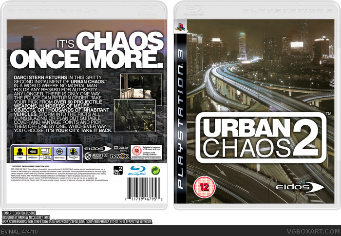 Urban Chaos 2 box art cover
