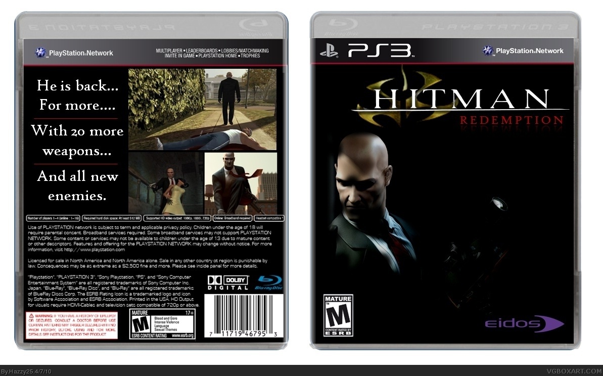 Hitman: Redemption box cover