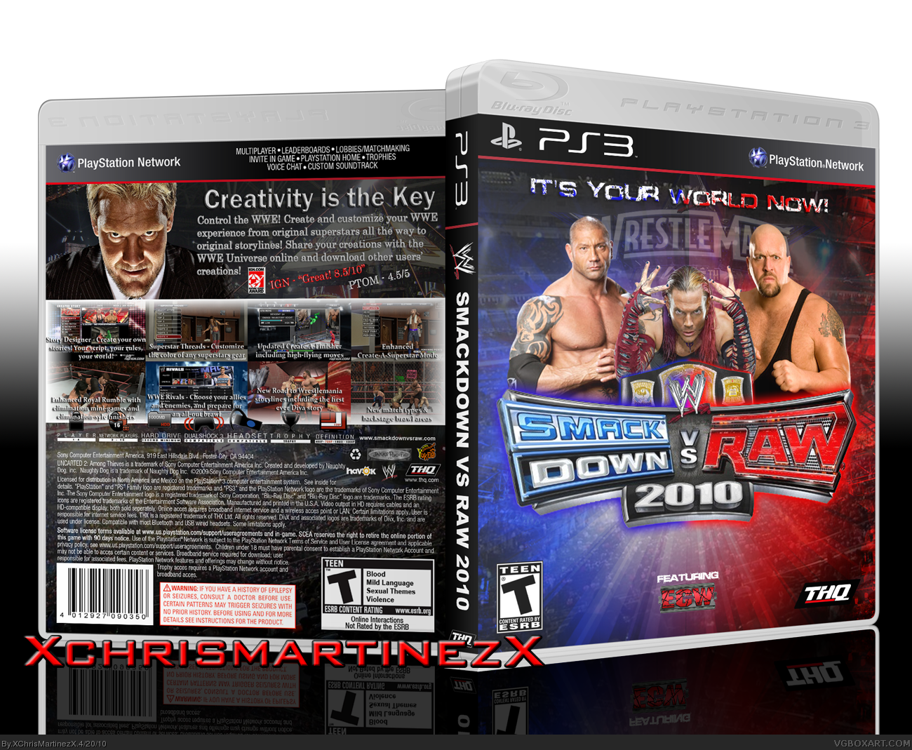 WWE SmackDown vs. Raw 2010 box cover