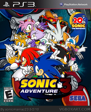 Sonic Adventure 3 box cover