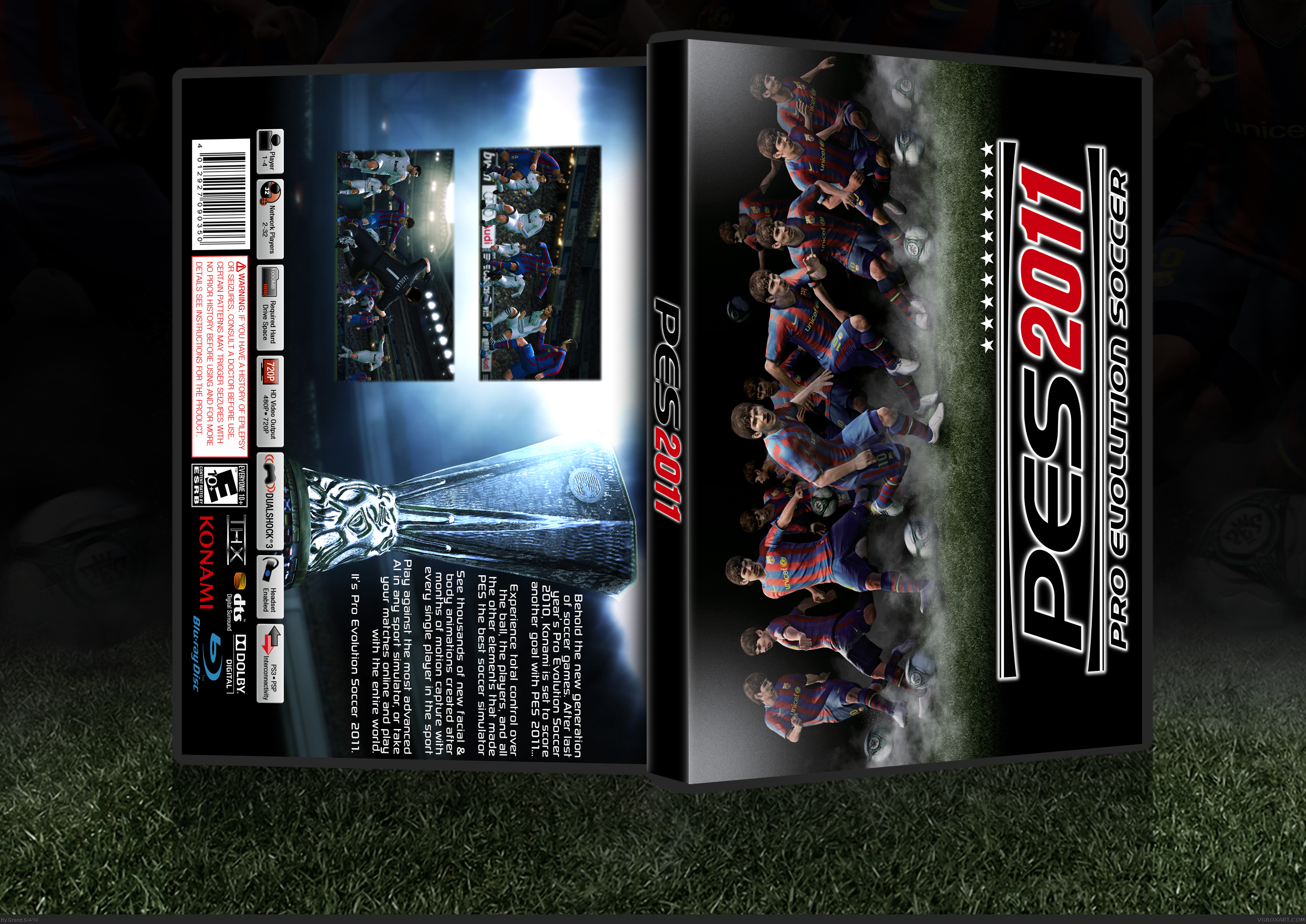 Pro Evolution Soccer 2011 box cover