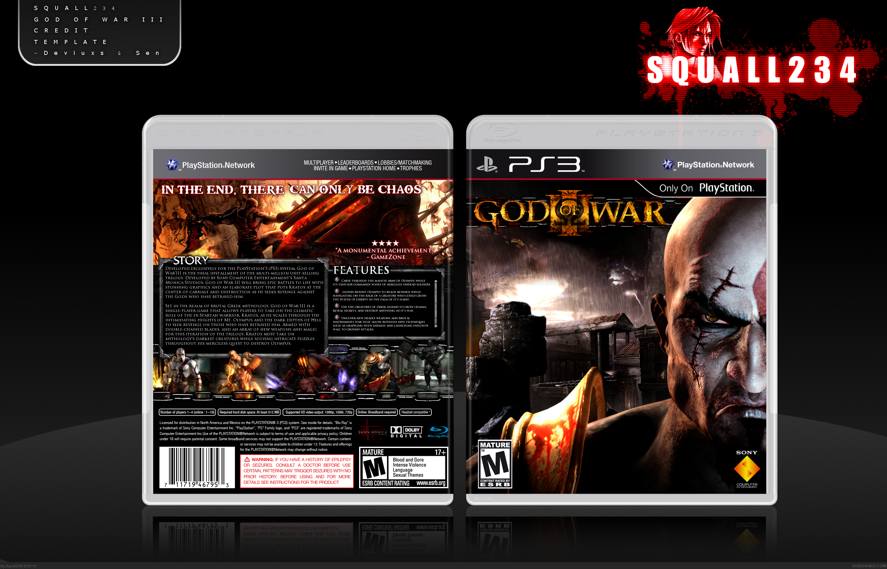 God of War III box cover