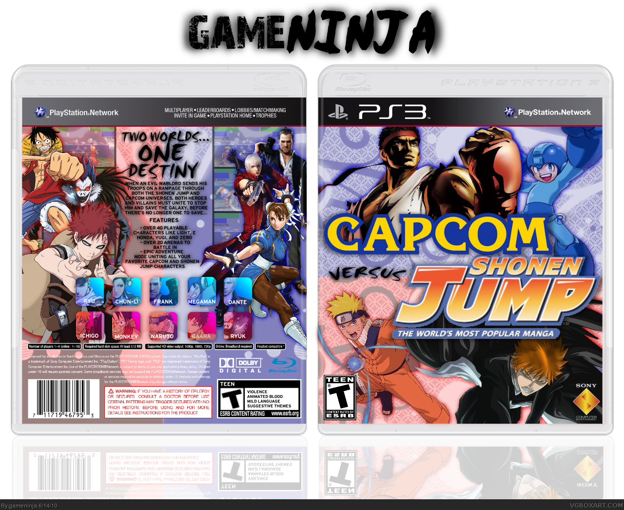 Capcom VS Shonen Jump box cover