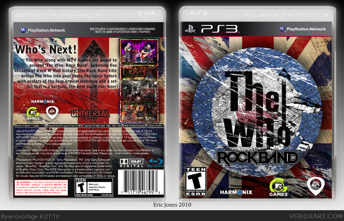 The Who: Rock Band box art cover