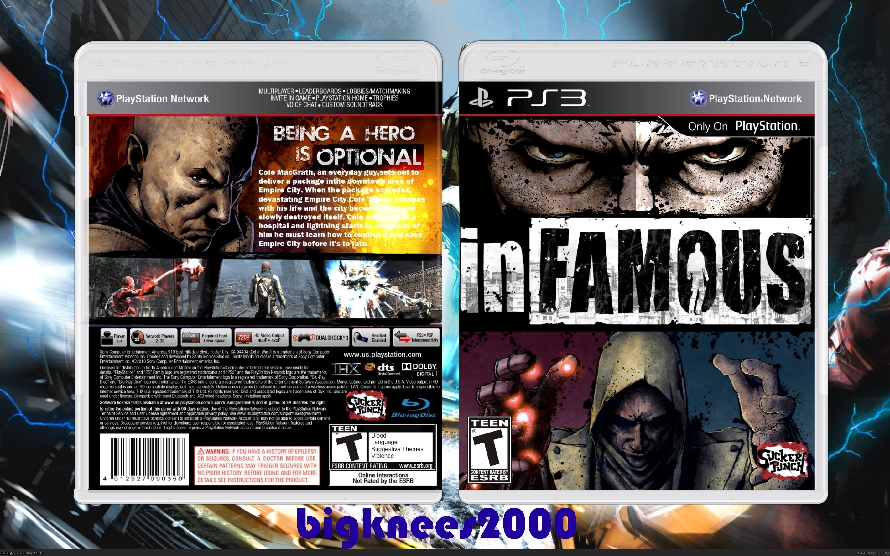 inFAMOUS box cover