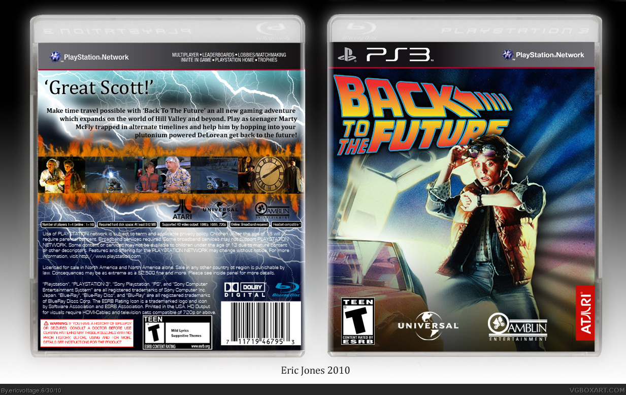 Back To The Future: The Video Game box cover