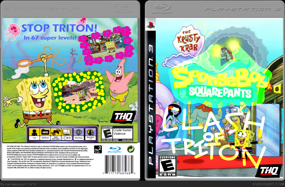 Spongebob Squarepants: Clash Of Triton box cover