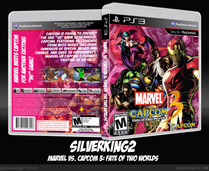 Marvel Vs. Capcom 3: Fate of Two Worlds box art cover