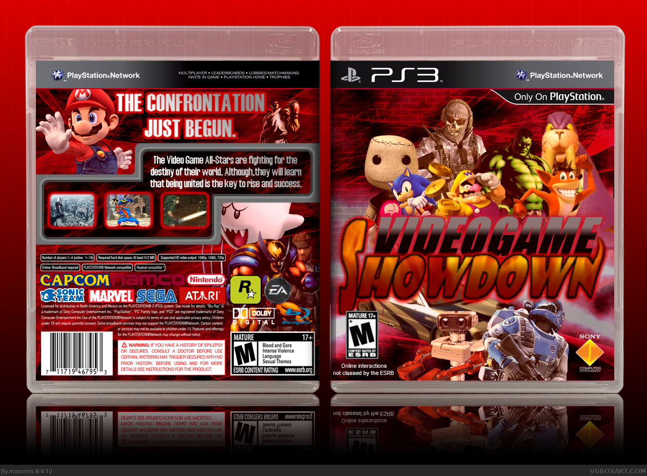 Videogame Showdown box cover