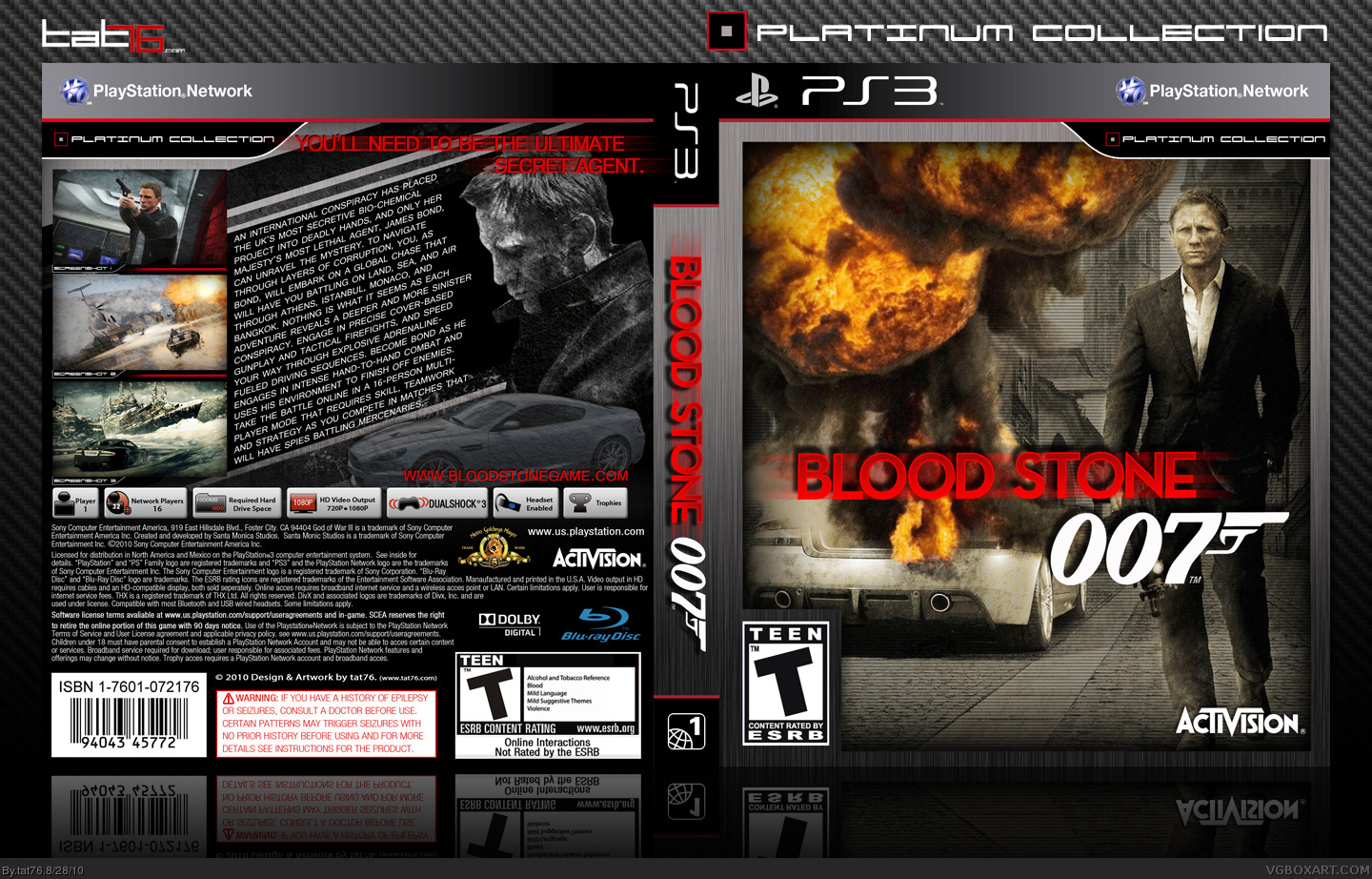 007 Blood Stone box cover