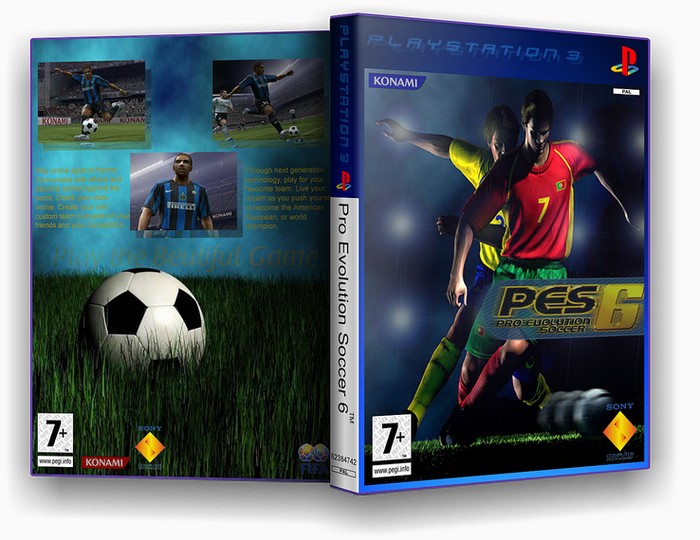Pro Evolution Soccer 6 box art cover