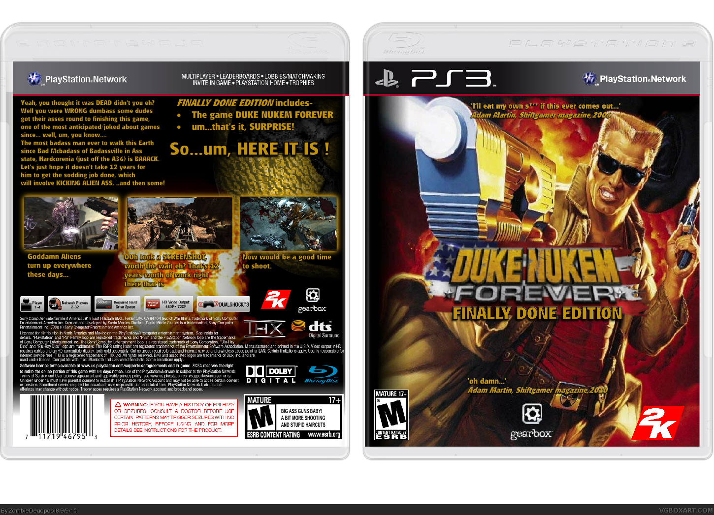 Duke Nukem Forever-Finally Done Edition box cover