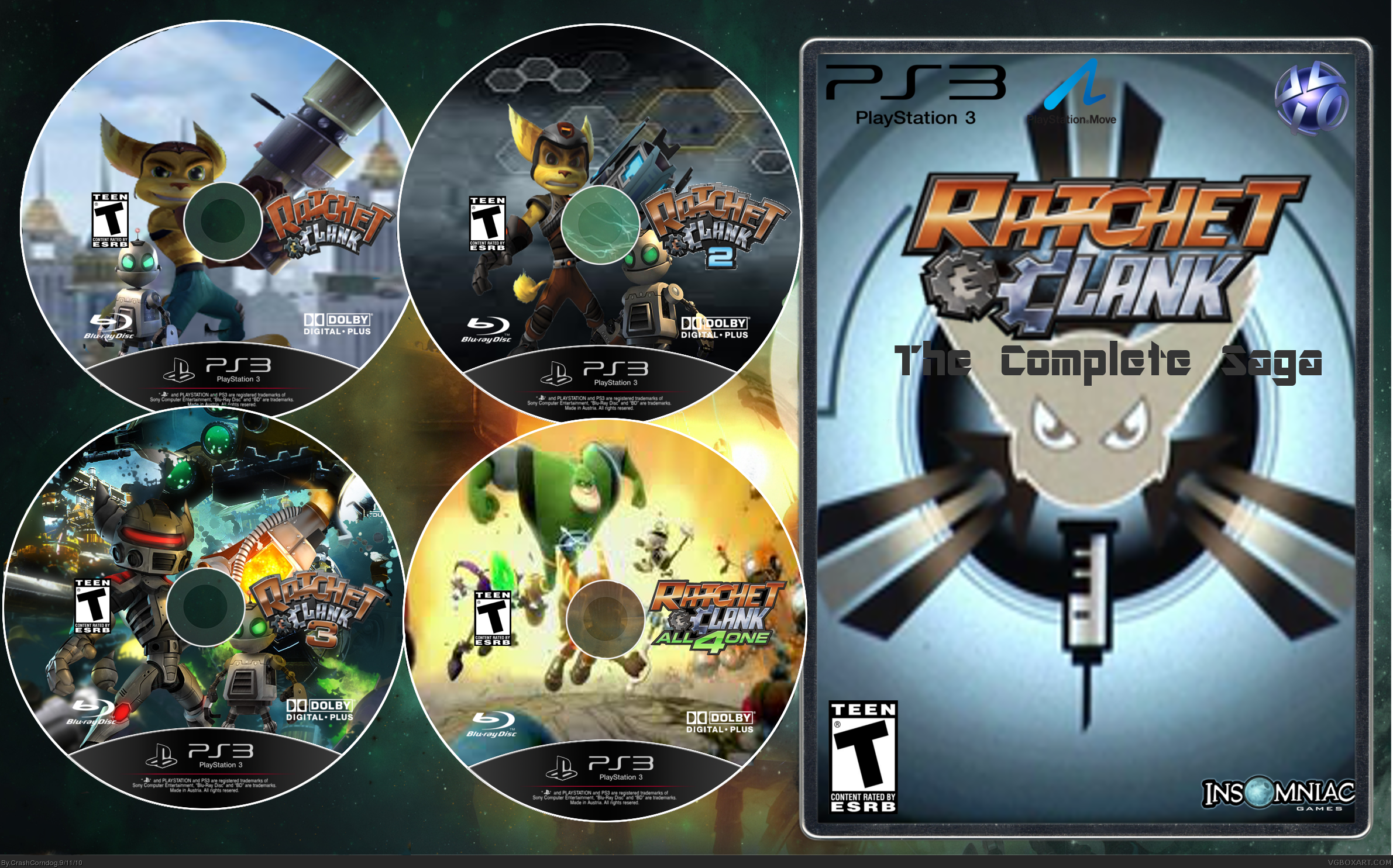 Ratchet & Clank: The Complete Saga box cover
