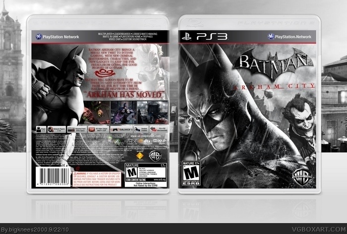 Batman:Arkham City PS3 box art cover