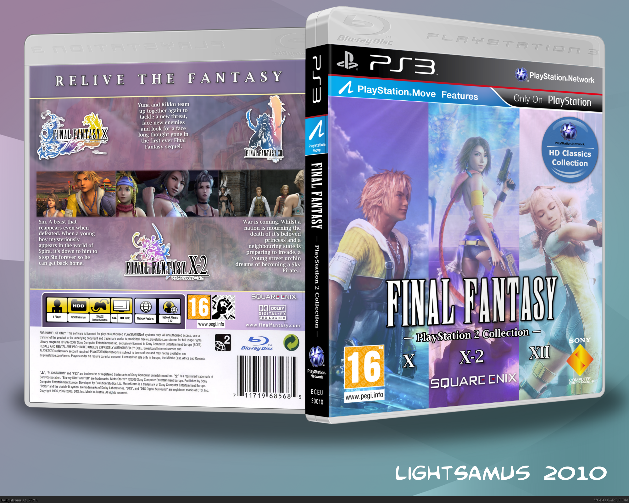 Final Fantasy - PlayStation 2 Collection box cover
